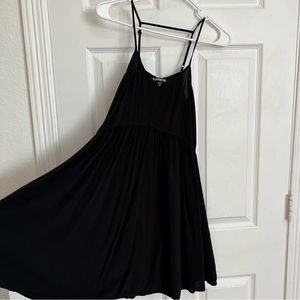 Express | Black Mini Skater Dress